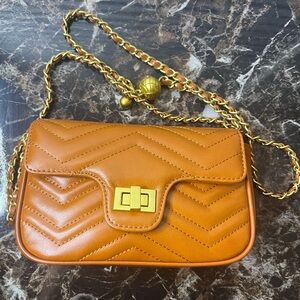 Tan Crossbody Bag